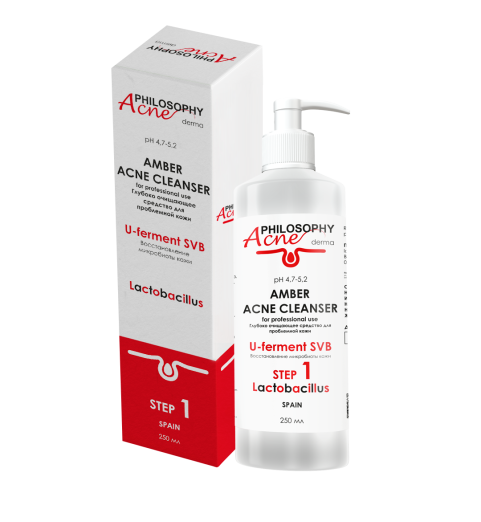 Philosophy Amber Acne Clearser / Гель для умывания с дозатором, 250 мл Philosophy Amber Acne Clearser / Гель для умывания с дозатором, 250 мл