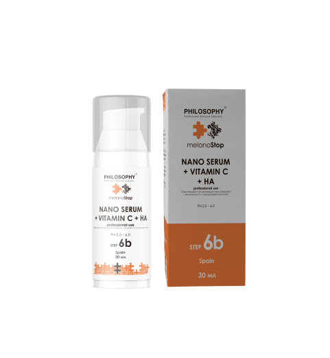 Philosophy Nano Serum + Vitamin C + HA / Осветляющая и увлажняющая нано сыворотка с витамином С и гиалуроновой кислотой, 30 мл Philosophy Nano Serum + Vitamin C + HA / Осветляющая и увлажняющая нано сыворотка с витамином С и гиалуроновой кислотой, 30 мл