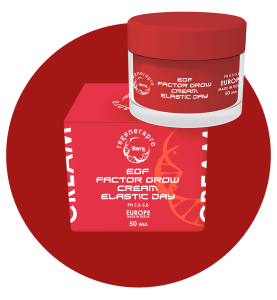 Regenera Cream Elastic Day EGF Factor Grow / Дневной крем для регенерации тканей и восполнения коллагена и эластина, 50 мл Regenera Cream Elastic Day EGF Factor Grow / Дневной крем для регенерации тканей и восполнения коллагена и эластина, 50 мл