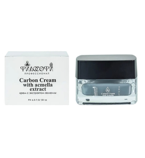 Philosophy Carbon Cream With Acmella Extract / Карбоновый крем с экстрактом акмеллы, 50 мл Philosophy Carbon Cream With Acmella Extract / Карбоновый крем с экстрактом акмеллы, 50 мл