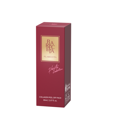 PlaReceta Collagen Peel off Pack / Коллагеновая маска-пленка с мгновенным эффектом увлажнения и сияния кожи, 80 мл