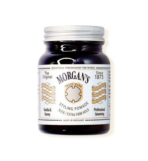 Morgans Pomade Styling Pomade Vanilla and Honey / Помада для укладки "Ваниль и мед" экстрасильная фиксация, 50 г Morgans Pomade Styling Pomade Vanilla and Honey / Помада для укладки "Ваниль и мед" экстрасильная фиксация, 50 г