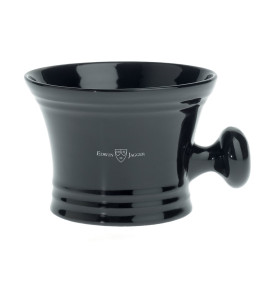 Edwin Jagger RN46 Чаша для бритья черная смола фарфор с ручкой Edwin Jagger RN46 Чаша для бритья черная смола фарфор с ручкой