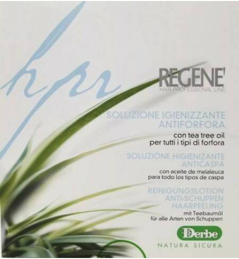 Regene Soluzione Igienizzante Antiforfora / Лосьон против перхоти с маслом чайного дерева, 10ампул*5мл Regene Soluzione Igienizzante Antiforfora / Лосьон против перхоти с маслом чайного дерева, 10ампул*5мл