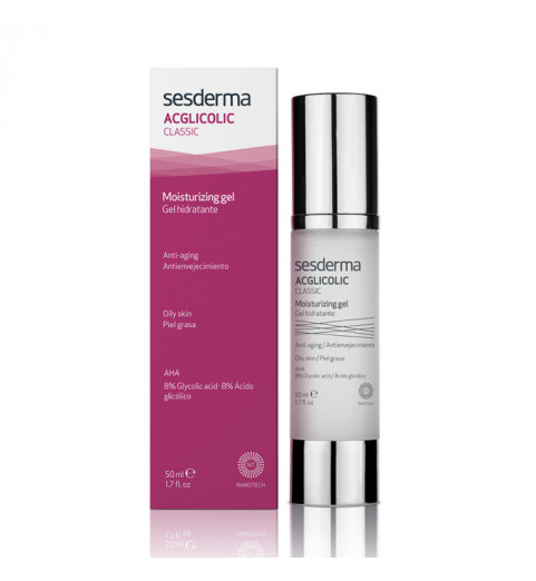 Sesderma Acglicolic Classic Moisturizing Gel / Гель увлажняющий с гликолевой кислотой, 50 мл Sesderma Acglicolic Classic Moisturizing Gel / Гель увлажняющий с гликолевой кислотой, 50 мл