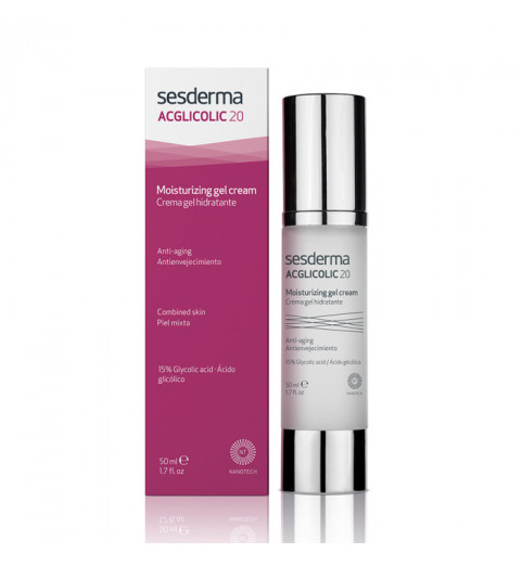 Sesderma Acglicolic 20 Moisturizing Gel Cream / Крем-гель увлажняющий с гликолевой кислотой, 50 мл Sesderma Acglicolic 20 Moisturizing Gel Cream / Крем-гель увлажняющий с гликолевой кислотой, 50 мл