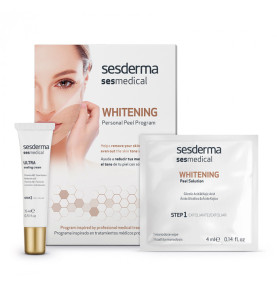 Sesderma Sesmedical Whitening Personal Peel Program / Программа персональная депигментирующая (салфетка-эксфолиант, крем запечатывающий), уп. (4 салф. + 15 мл) Sesderma Sesmedical Whitening Personal Peel Program / Программа персональная депигментирующая (салфетка-эксфолиант, крем запечатывающий), уп. (4 салф. + 15 мл)