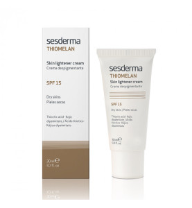 Sesderma Thiomelan Facial Skin Lightener Cream SPF 15 / Крем депигментирующий с SPF 15, 30 мл Sesderma Thiomelan Facial Skin Lightener Cream SPF 15 / Крем депигментирующий с SPF 15, 30 мл