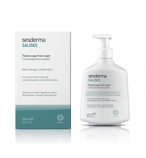 Sesderma Salises Facial Body Foamy Soap-Free Cream / Крем пенящийся для умывания для лица и тела, 300 мл Sesderma Salises Facial Body Foamy Soap-Free Cream / Крем пенящийся для умывания для лица и тела, 300 мл
