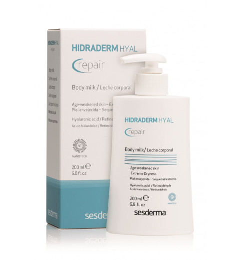 Sesderma Hidraderm Hyal Repair / Молочко восстанавливающее для тела, 200 мл Sesderma Hidraderm Hyal Repair / Молочко восстанавливающее для тела, 200 мл