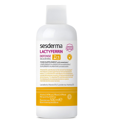 Sesderma Lactyferrin Defense D3 / БАД Лактиферрин Дефенс с витамином D3, 500 мл Sesderma Lactyferrin Defense D3 / БАД Лактиферрин Дефенс с витамином D3, 500 мл
