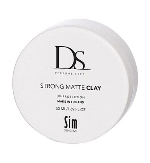 Sim Sensitive DS Strong Matte Clay / Воск для укладки волос сильной фиксации, 50 мл