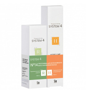 Sim Sensitive System 4 Программа №14 для интенсивного восстановления волос, 150+150 мл Sim Sensitive System 4 Программа №14 для интенсивного восстановления волос, 150+150 мл