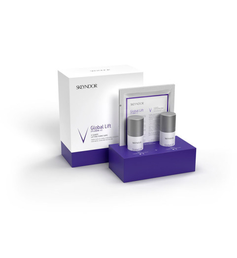 Skeyndor V-Shape Lifting Home Care / Набор домашний уход для лифтинга шеи, подбородка и декольте, 30 мл+30 мл+2 шт Skeyndor V-Shape Lifting Home Care / Набор домашний уход для лифтинга шеи, подбородка и декольте, 30 мл+30 мл+2 шт