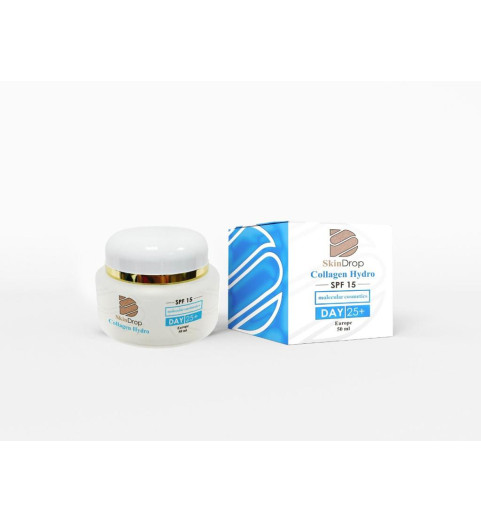 SkinDrop Collagen Hydro Day SPF 15 / Дневной увлажняющий крем SPF 15 с коллагеном, 50 мл SkinDrop Collagen Hydro Day SPF 15 / Дневной увлажняющий крем SPF 15 с коллагеном, 50 мл