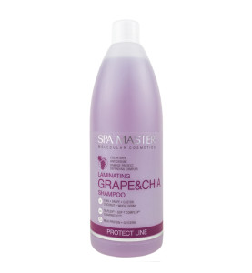 Spa Master Laminating Shampoo pH 4,5 / Ламинирующий шампунь для защиты волос с виноградом и чиа, 970 мл Spa Master Laminating Shampoo pH 4,5 / Ламинирующий шампунь для защиты волос с виноградом и чиа, 970 мл