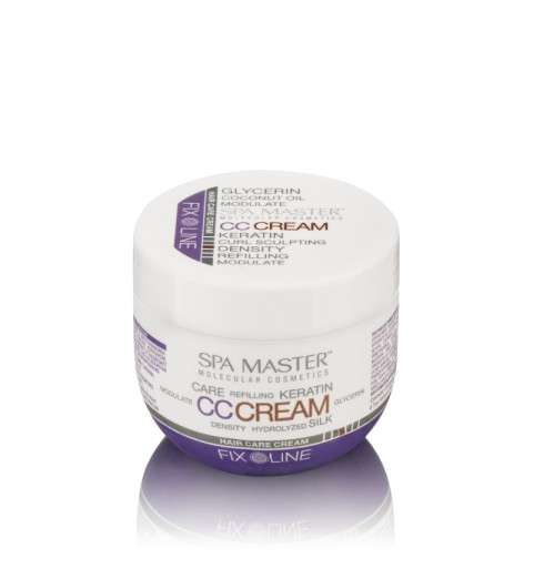 Spa Master Hair CC Cream - Keratin Care Cream / Уплотняющий крем для волос средней фиксации с кератином и кокосовым маслом, 100 мл Spa Master Hair CC Cream - Keratin Care Cream / Уплотняющий крем для волос средней фиксации с кератином и кокосовым маслом, 100 мл