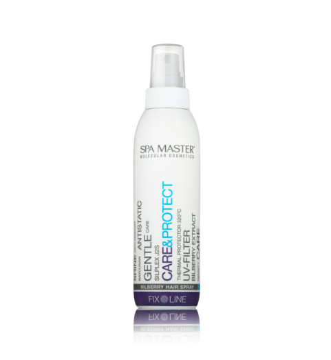 Spa Master Care & Protect Bilpberry Hair Spray / Спрей для защиты волос 320С° pH 4.0, 200 мл Spa Master Care & Protect Bilpberry Hair Spray / Спрей для защиты волос 320С° pH 4.0, 200 мл