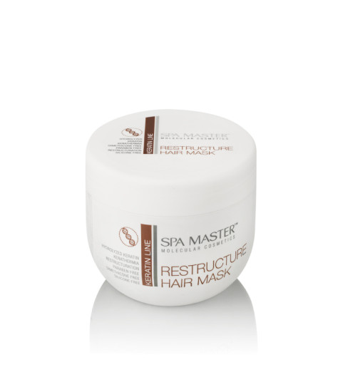 Spa Master Restructure Hair Mask / Реструктурирующая маска с кератином и кокосовым маслом, 500 мл Spa Master Restructure Hair Mask / Реструктурирующая маска с кератином и кокосовым маслом, 500 мл