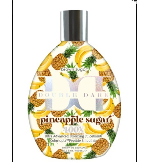 Brown Sugar Double Dark Pineapple Sugar / 400Х Витаминизированный фреш для загара мгновенного действия, 400 мл