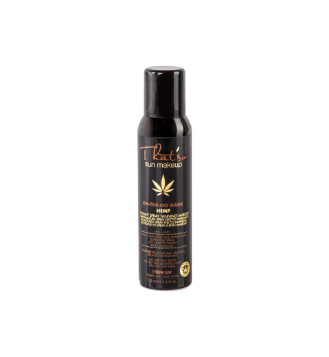 That'So On The Go Dark Hemp / Увлажняющий спрей-автозагар для лица и тела (бронзово-золотистый) с конопляной водой, 125 мл