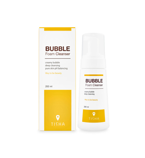 Tisha Bubble foam cleanser / Пузырьковая очищающая пенка для проблемной кожи, 200 мл Tisha Bubble foam cleanser / Пузырьковая очищающая пенка для проблемной кожи, 200 мл